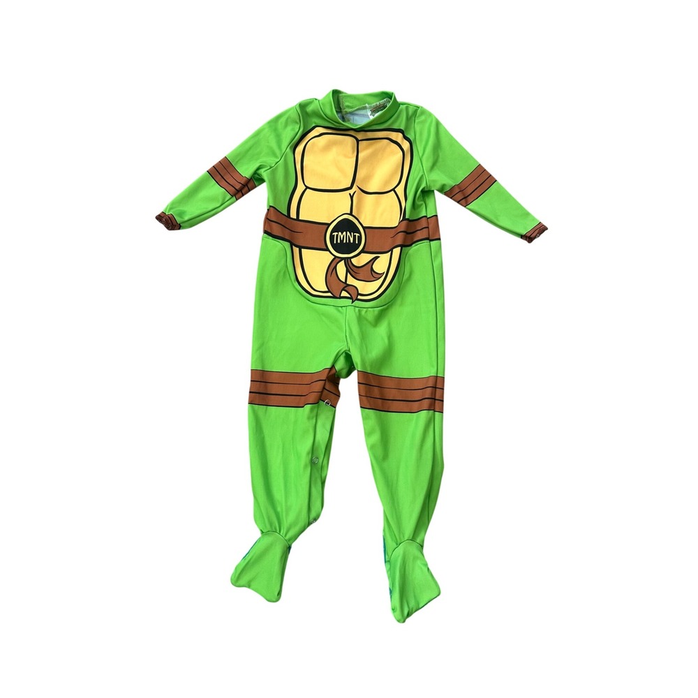 Kids TMNT Teenage Mutant Ninja Turtles Pajamas Costume‎ Green Size 6-12 Months